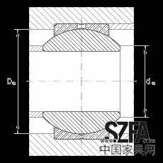 關(guān)節(jié)軸承 GE10-PB, 根據(jù) DIN ISO 12 240-1 標(biāo)準(zhǔn)，尺寸系列 K，需維護(hù)